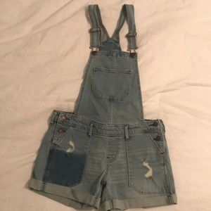 hollister overalls